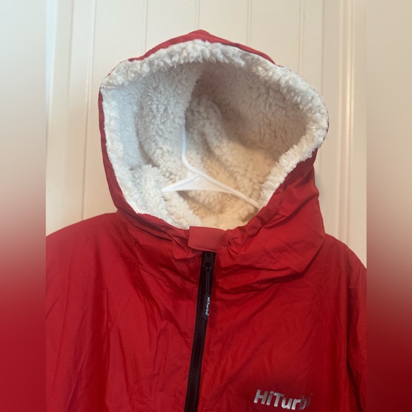 NWOT Hiturbo Warm Kids Oversize Swim Parka: Waterproof Changing Robe,Size 7 - 14 - Picture 9 of 11